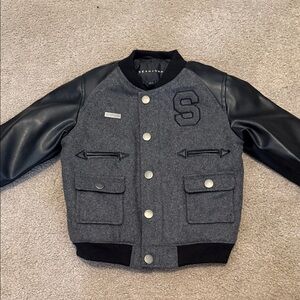 Sean John Charcoal and Black Kids Jacket